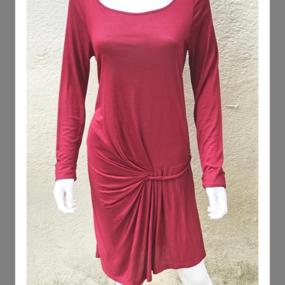 Thakoon maroon dress